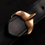Whale Tail Belt Buckle Humpback Whale Fluke in Solid Bronze - Moon Raven Designs