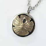 Sand Dollar Urn Necklace Cremation Urn - Moon Raven Designs