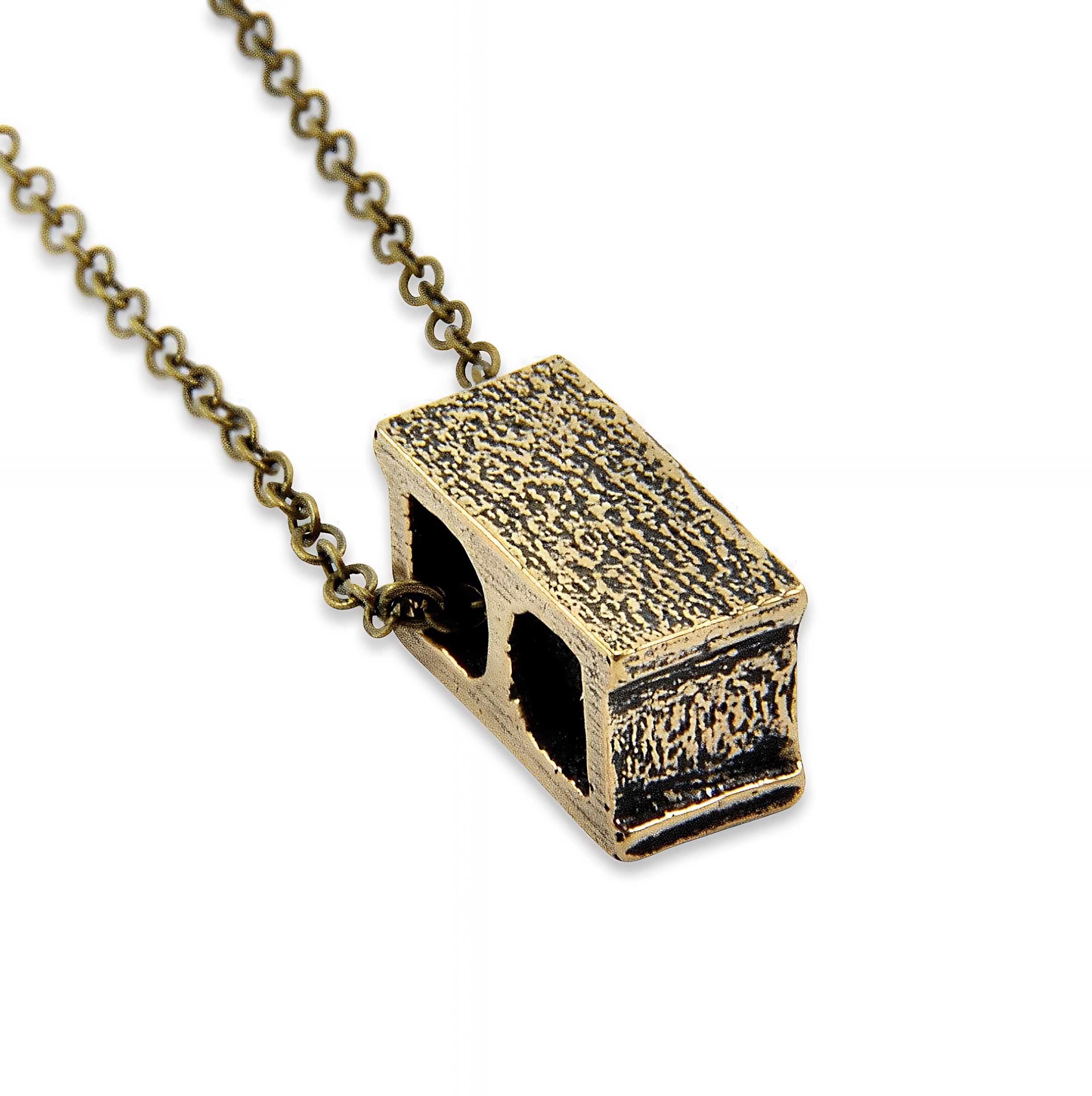 Cinder Block Necklace - Moon Raven Designs