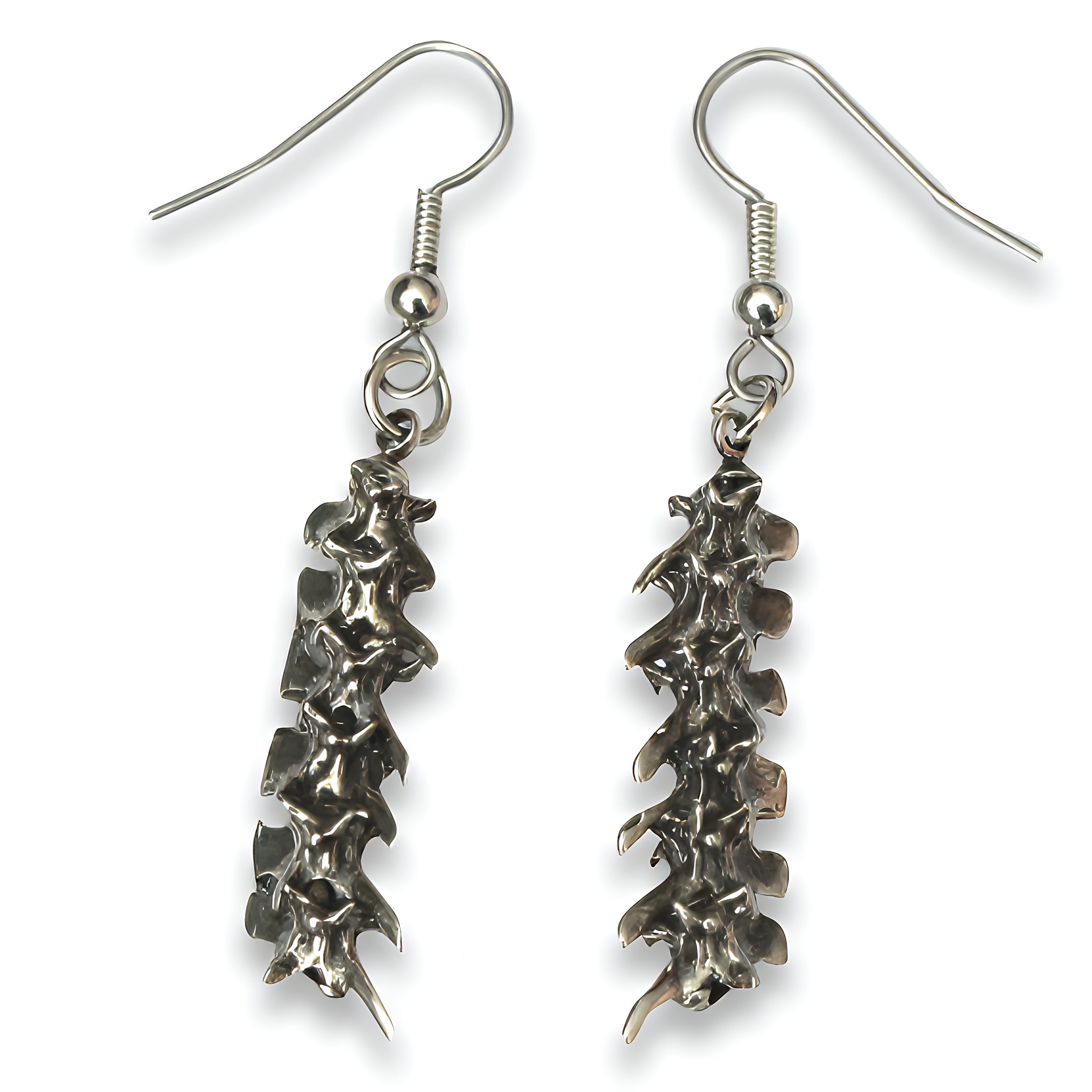 Snake Vertebrae Earrings - Moon Raven Designs