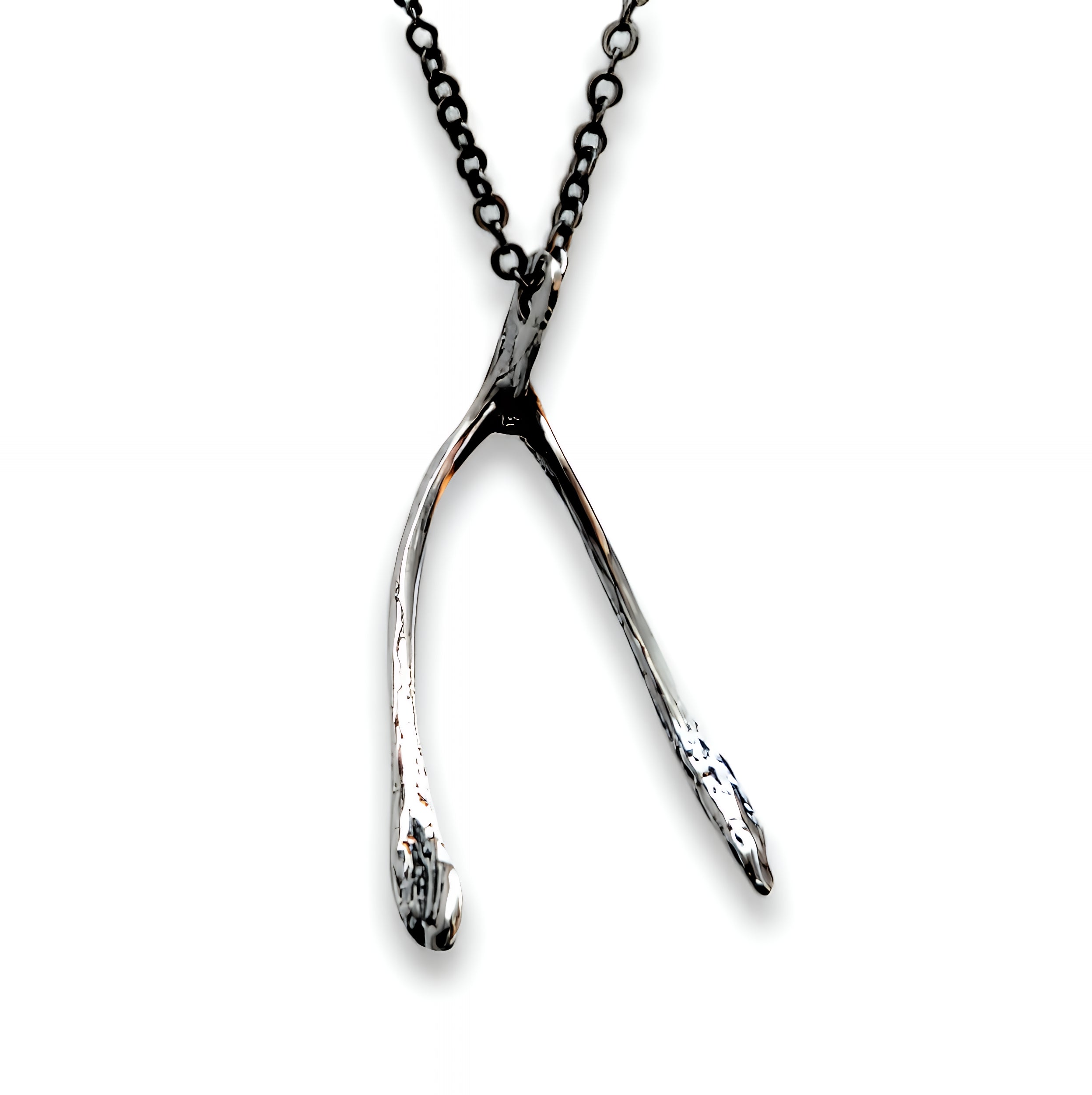 Wishbone Necklace - Large - Moon Raven Designs