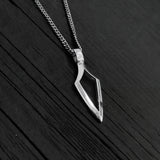 Sterling Silver 3D Pierced Broadhead Pendant | Unique Bow-Hunting Gift | Handmade Hunter Jewelry - Unisex Gift