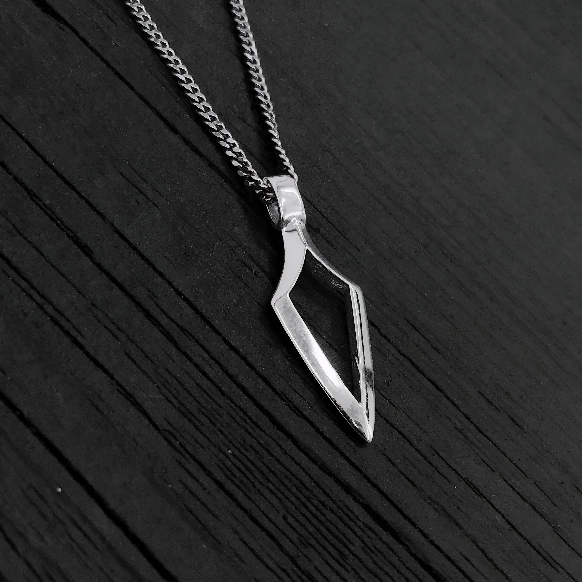 Sterling Silver 3D Pierced Broadhead Pendant | Unique Bow-Hunting Gift | Handmade Hunter Jewelry - Unisex Gift