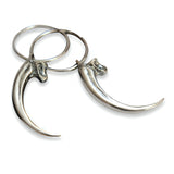 Eagle Talon Hoop Earrings - Moon Raven Designs