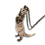 Standing Otter Pendant Necklace - Moon Raven Designs