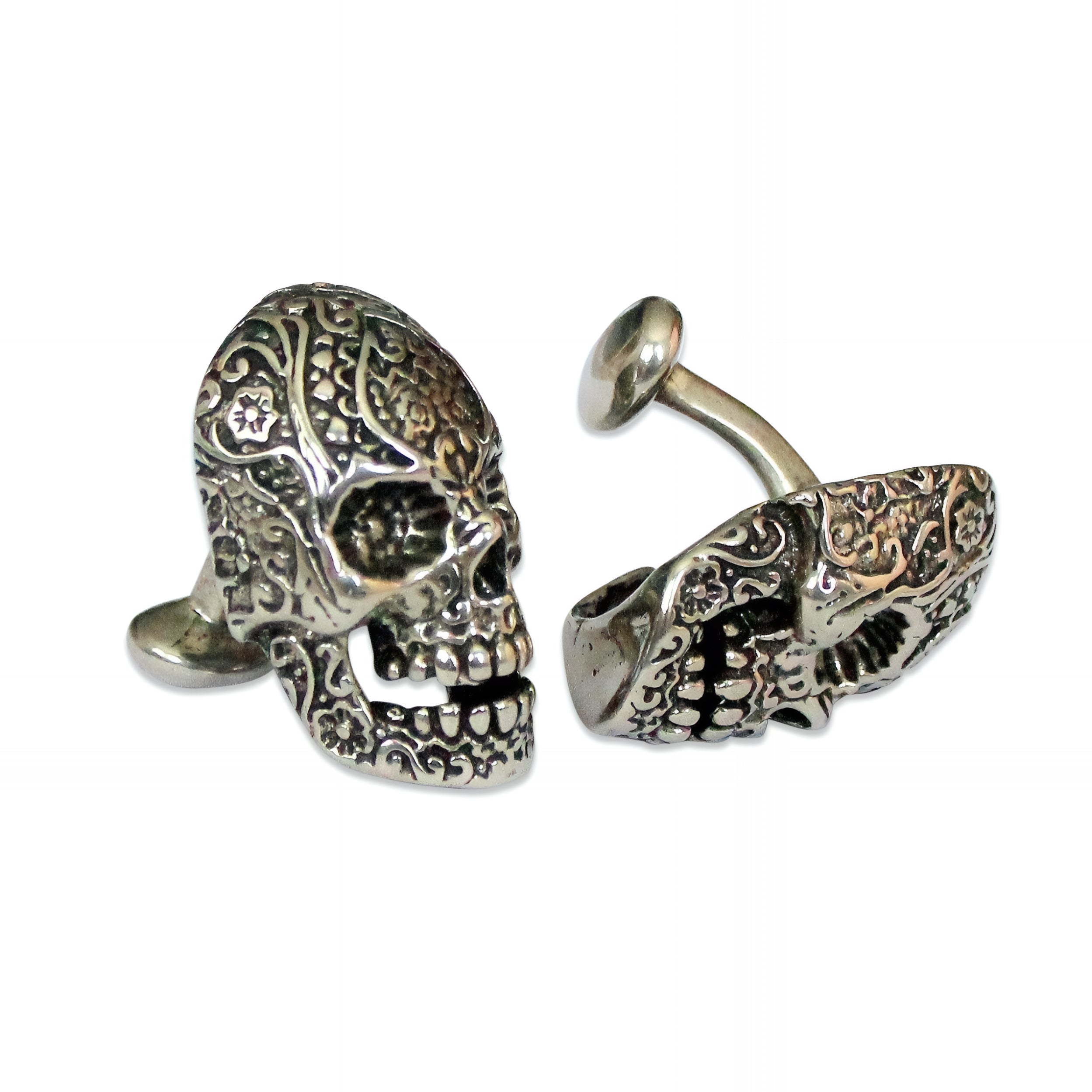 Sugar Skull Cufflinks - Moon Raven Designs
