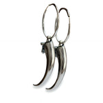 Eagle Talon Hoop Earrings - Moon Raven Designs