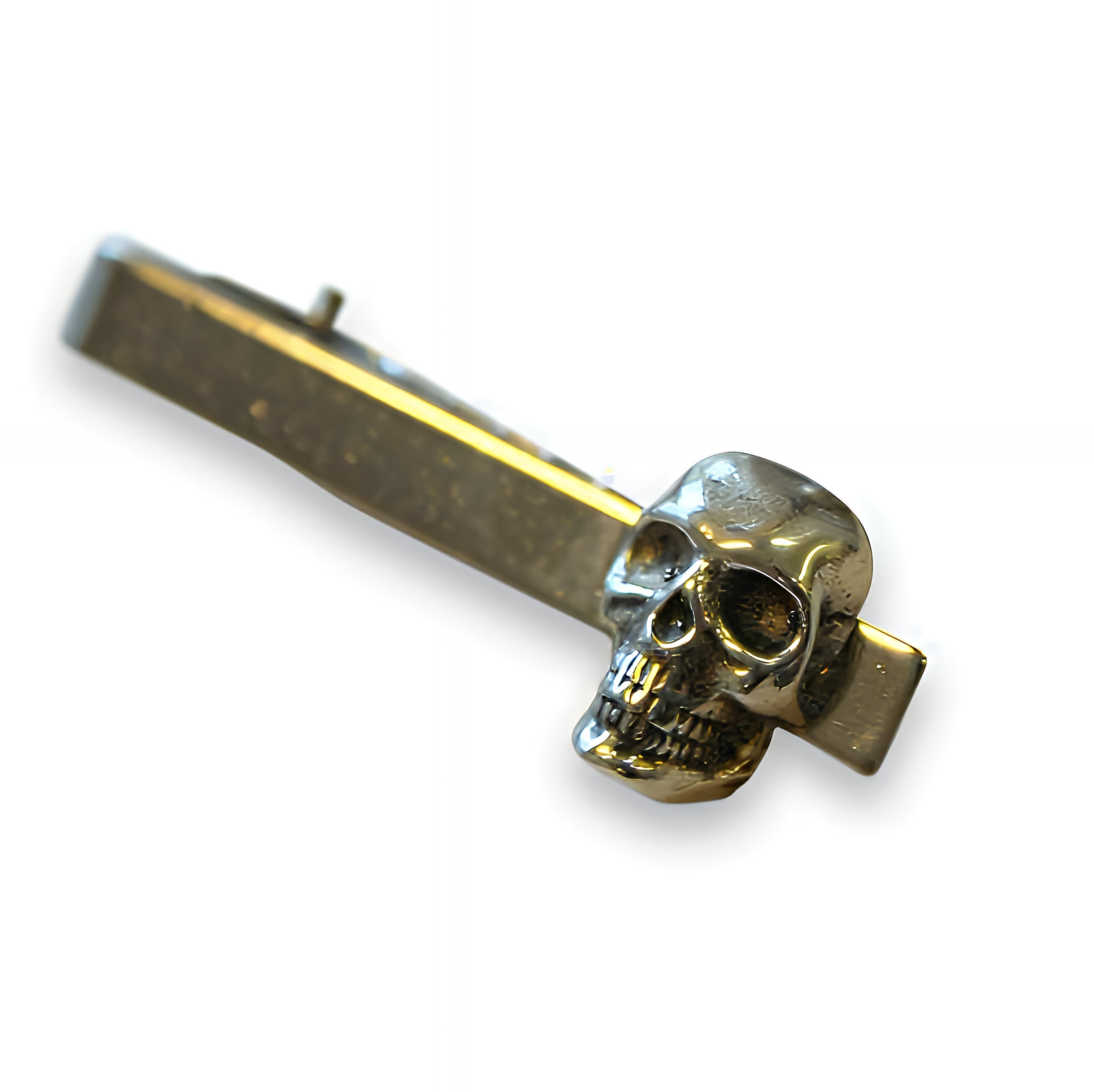 Skull Tie Clip - Moon Raven Designs