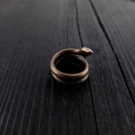 Colubrid Snake Wrap Ring - Moon Raven Designs 