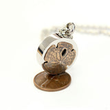 Sand Dollar Urn Necklace Cremation Urn - Moon Raven Designs