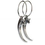Eagle Talon Hoop Earrings - Moon Raven Designs