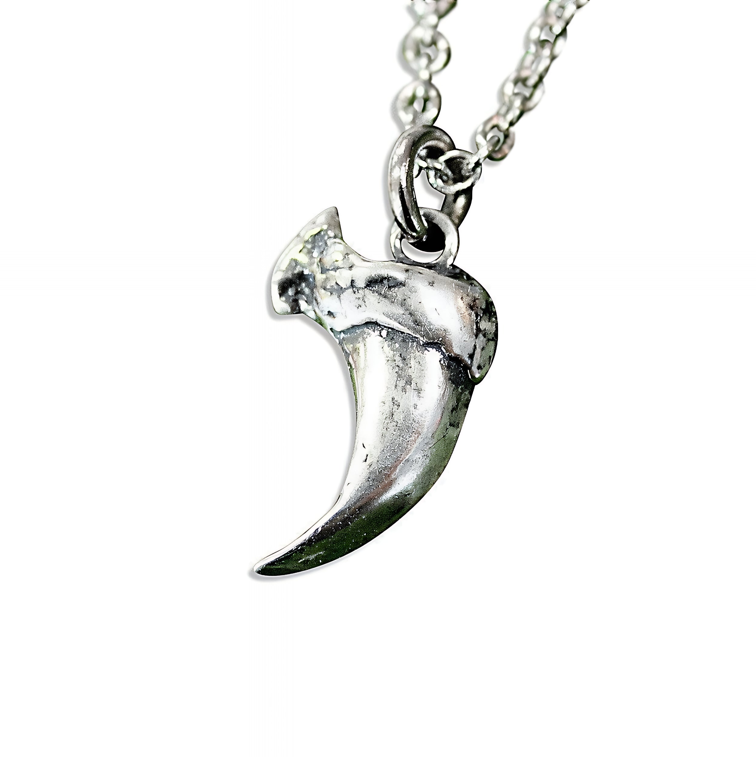 Domestic House Cat Claw Charm Necklace Solid Sterling Silver Pet Kitty Claw - Moon Raven Designs