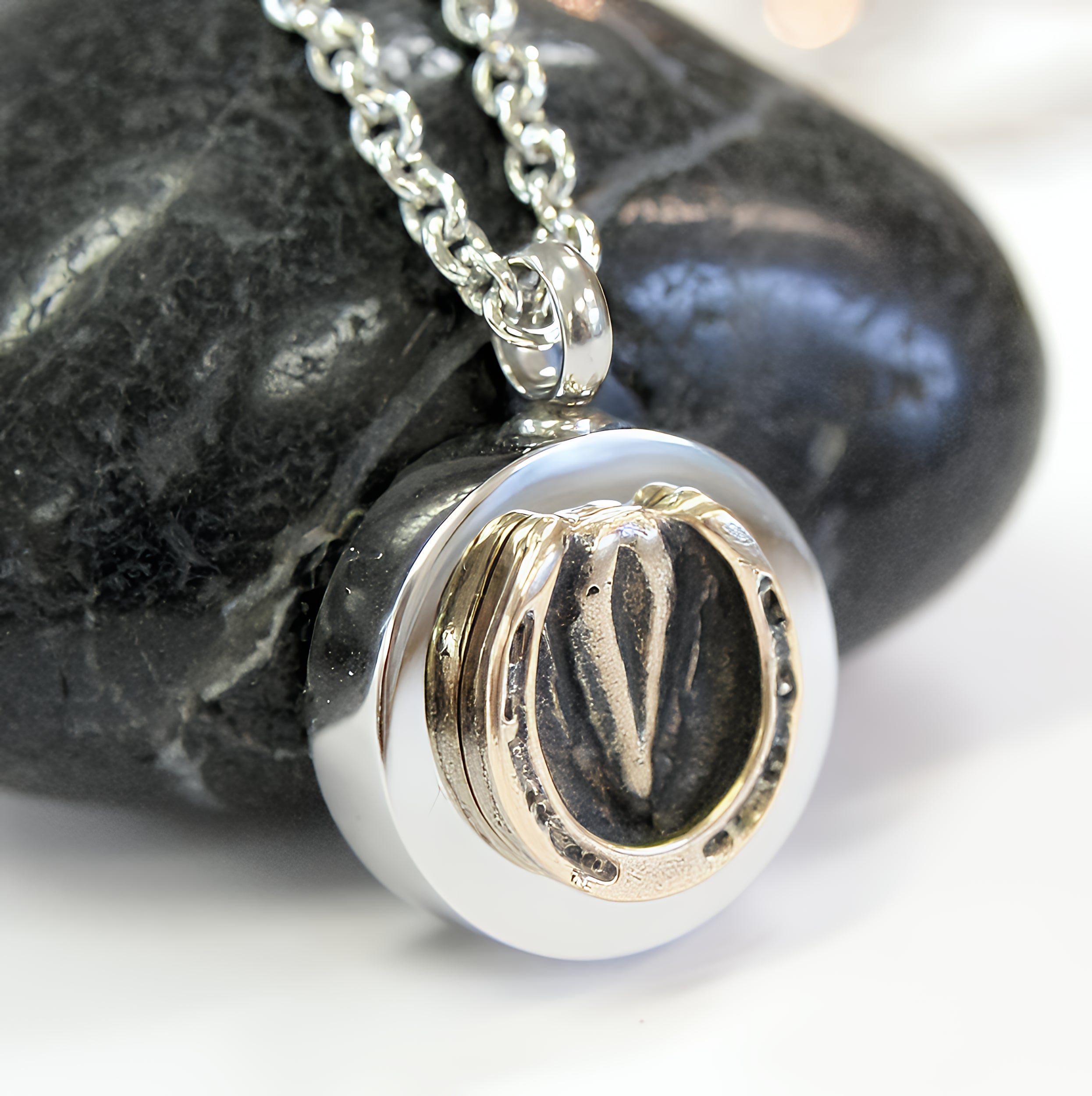 Horse Hoof Necklace Cremation Urn Necklace - Moon Raven Designs
