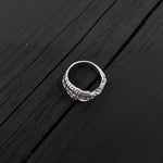 Bird Claw Talon Wrap Ring - Solid Hand Cast 925 Sterling Silver - Unique Statement Ring - Crow Raven Unisex Gift - Sizes 4.5 to 11