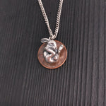 Sterling Silver Rabbit Necklace Easter Bunny Rabbit Pendant