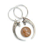Eagle Talon Hoop Earrings - Moon Raven Designs