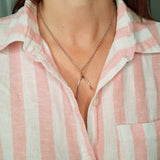 Broken Wishbone Necklace - Moon Raven Designs