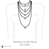 Silver Spruce Tree Silhouette Charm Sitka Pendant Necklace Solid Cast 925 Sterling Silver - Moon Raven Designs