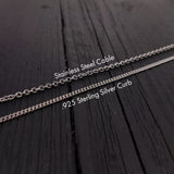 Sterling Silver 3D Grey Wolf Charm Pendant Necklace - Solid Hand Cast 925 - Wolf Jewelry Gift for Her - Multiple Chain Lengths Available