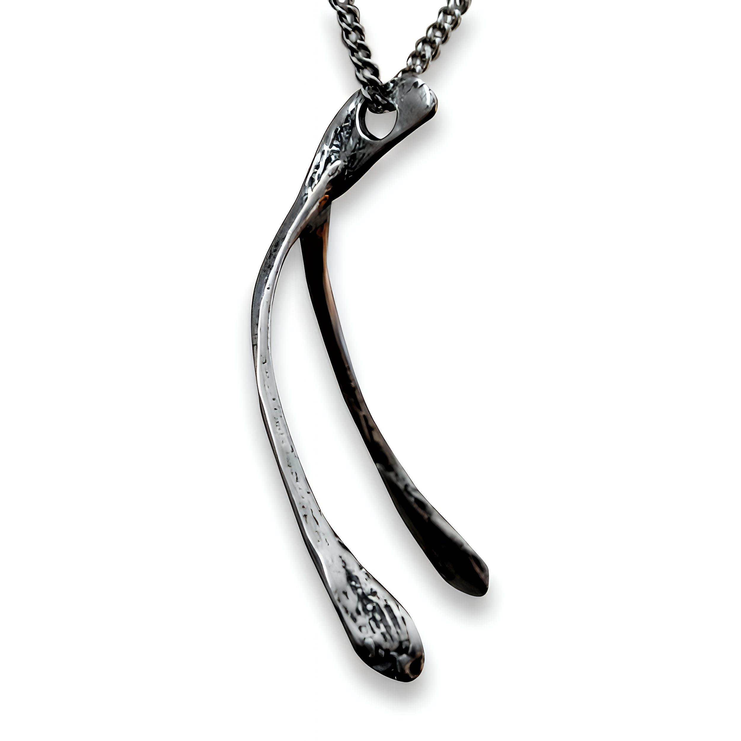 Wishbone Necklace - Large - Moon Raven Designs