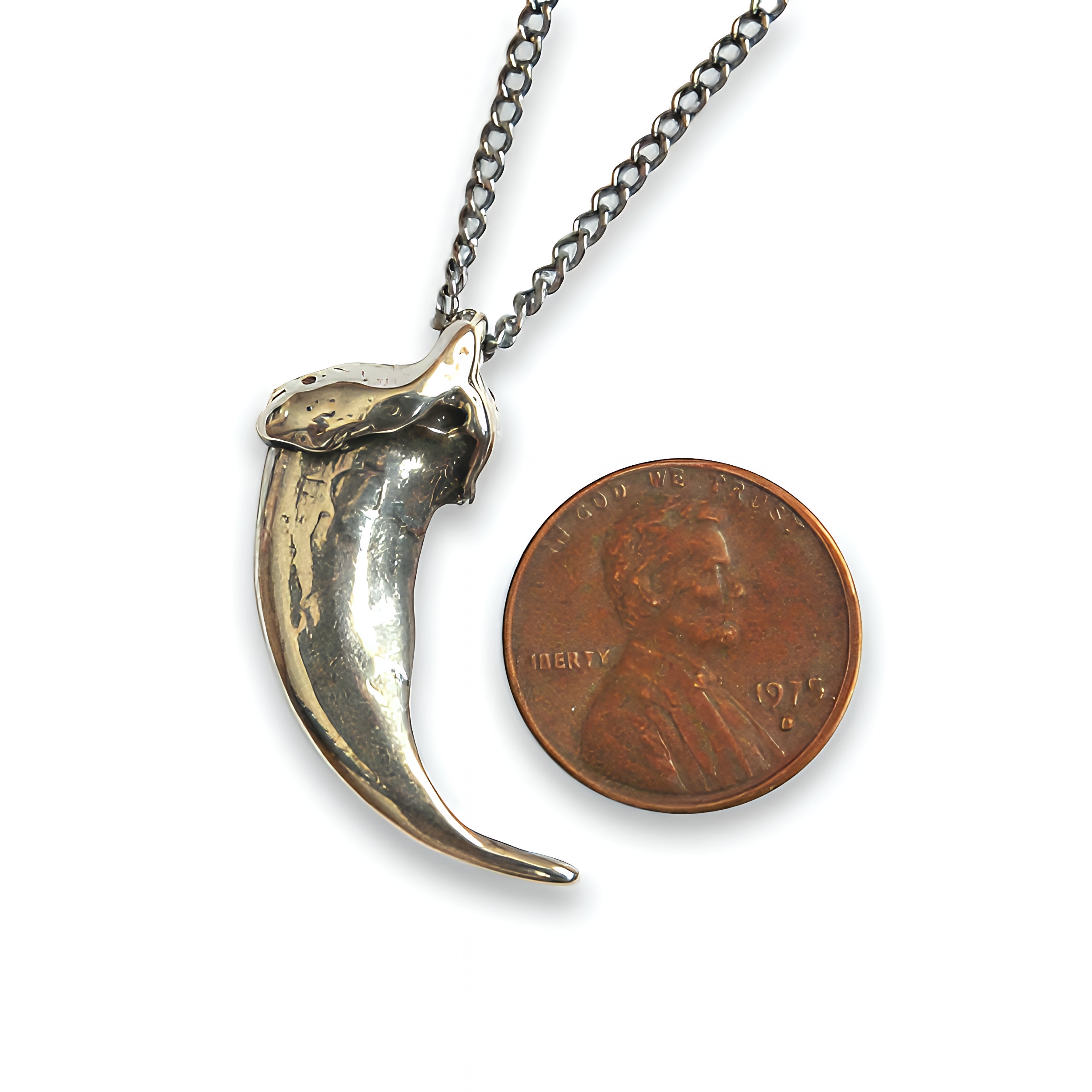 Timber Wolf Claw Necklace - Moon Raven Designs