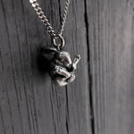 Sterling Silver Rabbit Necklace Easter Bunny Rabbit Pendant