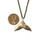 Humpback Whale Fluke Necklace Whale Tail Pendant - Moon Raven Designs