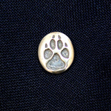Sterling Silver Wolf Track Ascot Stickpin - Moon Raven Designs