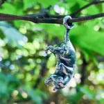 Hanging Baby Possum Pendant Necklace - Solid 925 Sterling Silver Multiple Chain Lengths Animal Jewelry Gift for Her