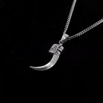 3D Life-Size Sterling Silver Kestrel Falcon Talon Pendant Handcrafted Sparrowhawk Claw Necklace Unique Gift for Raptor Lovers