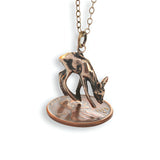 Deer Fawn Pendant Necklace - Moon Raven Designs