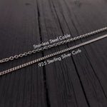 Hummingbird Charm Pendant Necklace - Solid Hand Cast 925 - Oxidized Polished Finish - Three dimensional Detail - Multiple Chain Lengths