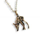 Deer Fawn Pendant Necklace - Moon Raven Designs