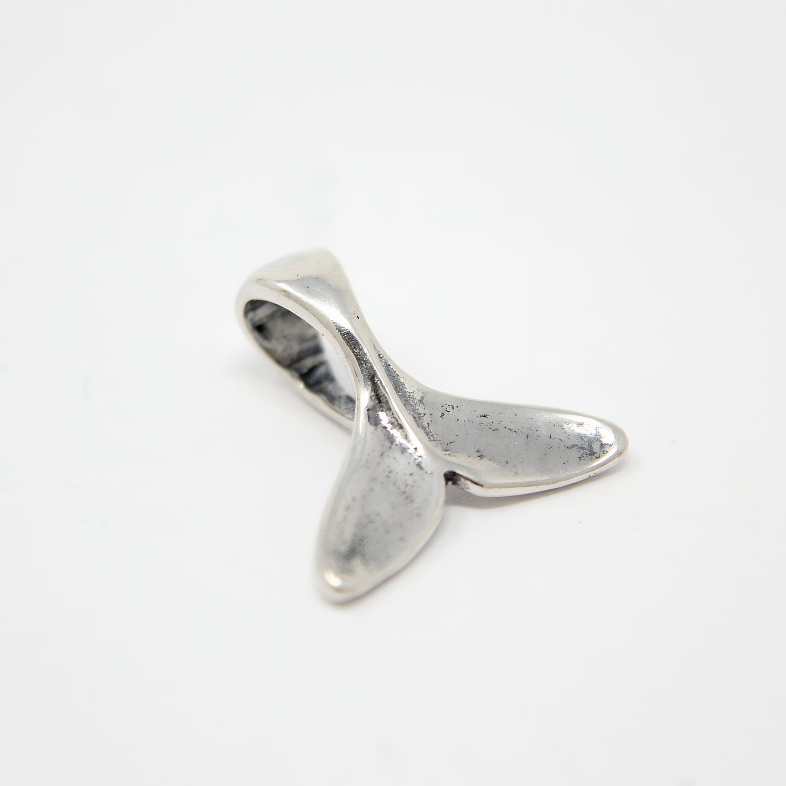 Whale Tail - 925 Sterling Silver European Style Charm Bead - Fits most Major Brands