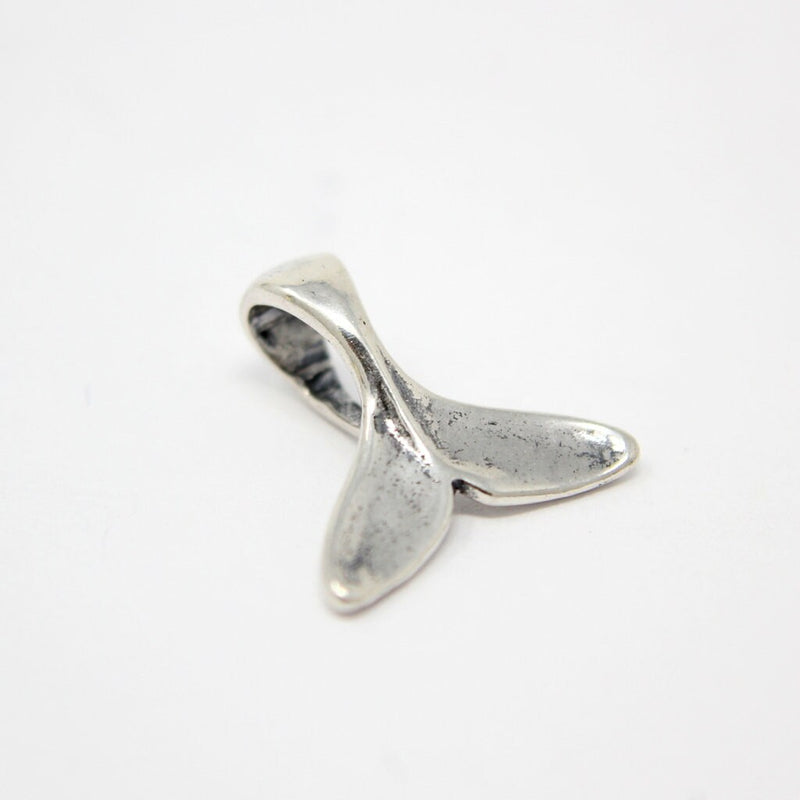 Whale Tail - 925 Sterling Silver European Style Charm Bead - Fits most Major Brands