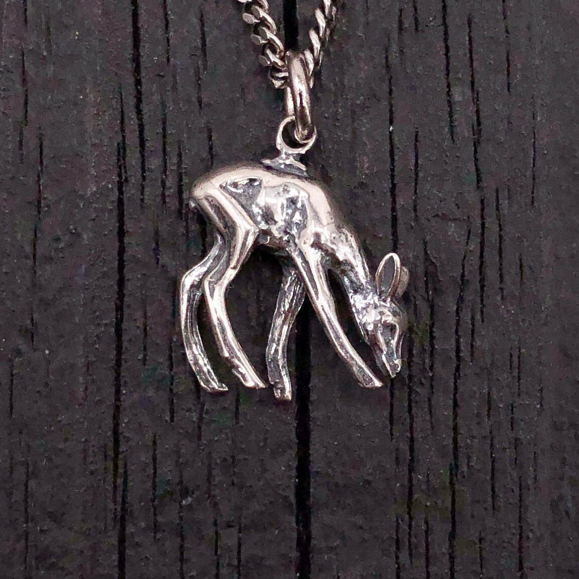 Deer Fawn Pendant Necklace - Moon Raven Designs