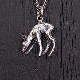 Deer Fawn Necklace - Nature Inspired Jewelry With Sterling Silver Chain