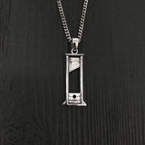 Hypoallergenic Stainless Steel Guillotine Charm Pendant Necklace