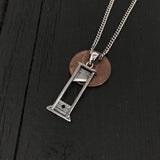Hypoallergenic Stainless Steel Guillotine Charm Pendant Necklace