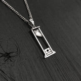 Hypoallergenic Stainless Steel Guillotine Charm Pendant Necklace