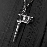 Tattoo Gun Necklace - Moon Raven Designs