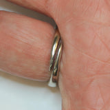 Viking Talon Ring – Adjustable Bypass Norse Raven Jewelry with Double Talisman Design
