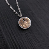 Sand Dollar Cremation Necklace – Nautical Memorial Urn Pendant