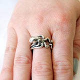 Octopus Ring - Sterling Silver