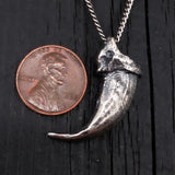 Wolf Claw Necklace - Handcrafted Timber Wolf Jewelry With Natural Claw Pendant