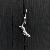 Diving Sea Otter Earrings – Sterling Silver Animal Jewelry by Moon Raven Designs