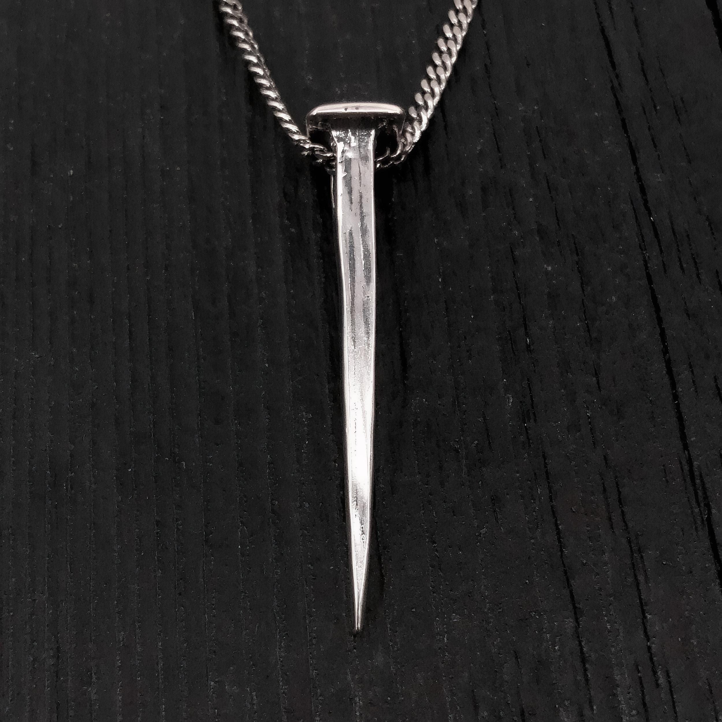 Sterling Silver Eschat Pinn Pendant - Moon Raven Designs
