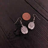 Turtle Shell Earrings – Handcrafted Sterling Silver Wildlife Inspired Jewelry