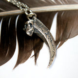 Owl Talon Necklace – Handcrafted Bird Claw Pendant | Moon Raven Designs Jewelry