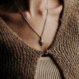 Horseshoe Crab Pendant - Handcrafted Sterling Silver Necklace by Moon Raven Designs
